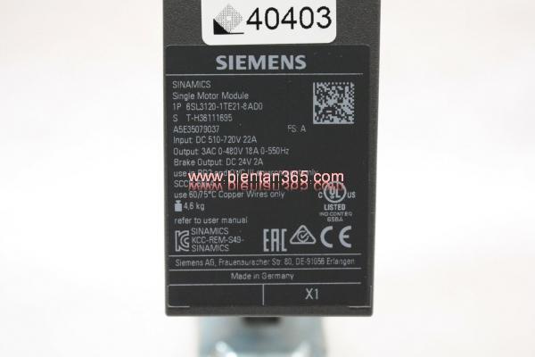 Siemens 6sl3120-1te21-8ad0