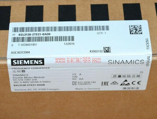 Siemens 6sl3120-2te21-0ad0