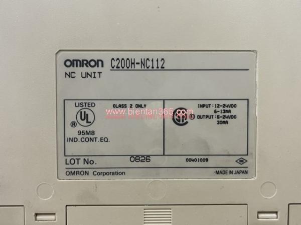 Position unit control omron c200h-nc112