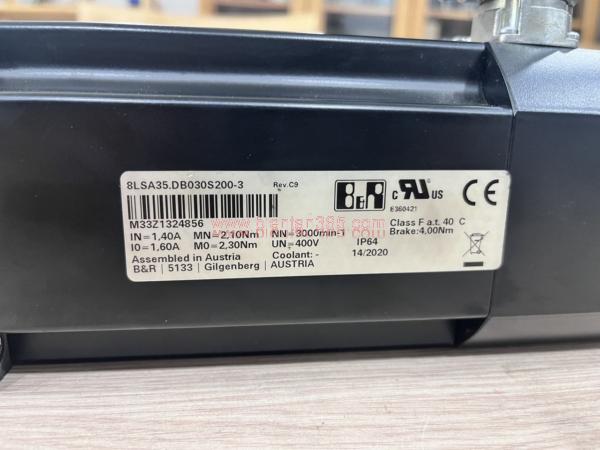 B&r servo motor 8lsa35.db030s200-3