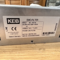 Keb emc-filter 15e4t60-4001 30a