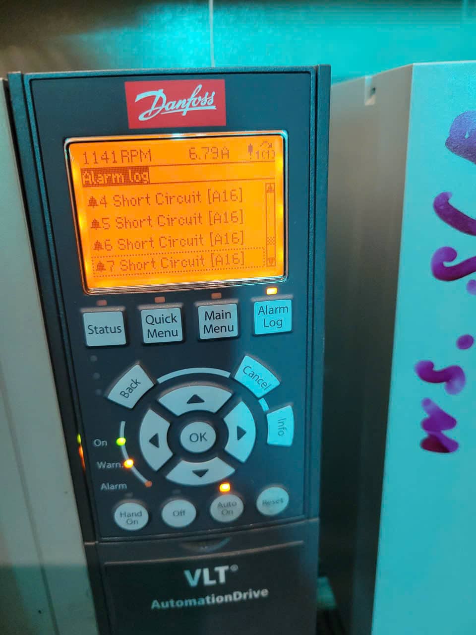 Bien tan danfoss fc 302 loi a14 short circuit